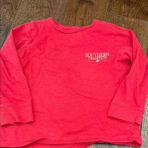 Southern Tradition Kids Red Long Sleeve Tee